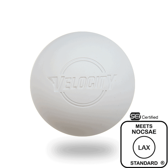 White Lacrosse Balls NOCSAE/SEI - 120 Full Case Bulk white lacrosse balls