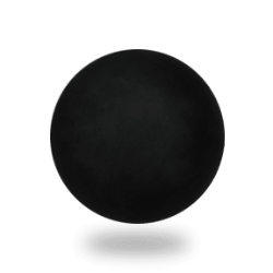 Black Lacrosse Balls - 120 Full Case Bulk - VLB-BK-120B