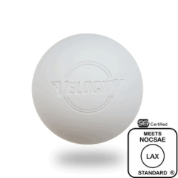 White Lacrosse Balls NOCSAE/SEI - 120 Full Case Bulk - VLB-W-120B