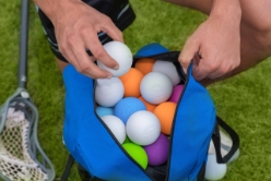 White Soft Foam Lacrosse Balls - VSLB-W-120