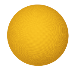 Velocity Yellow Textured Pro Grip Lacrosse Ball NOCSAE/SEI - VTGB-Y